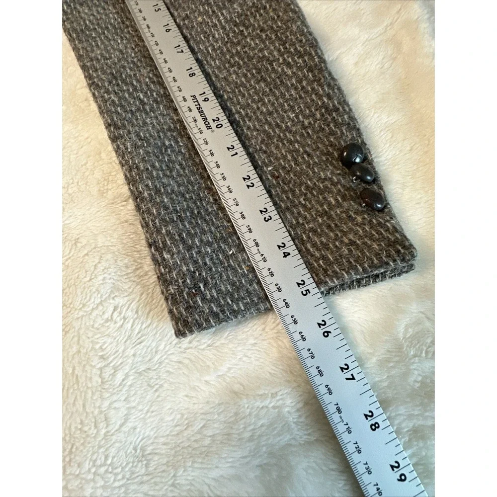 LEVIS Men`s 44L Gray/Blue Tweed WESTERN WEAR Blazer JACKET Rockabilly Elbow pads
